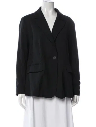 Pre-owned Maje Blazer In Black