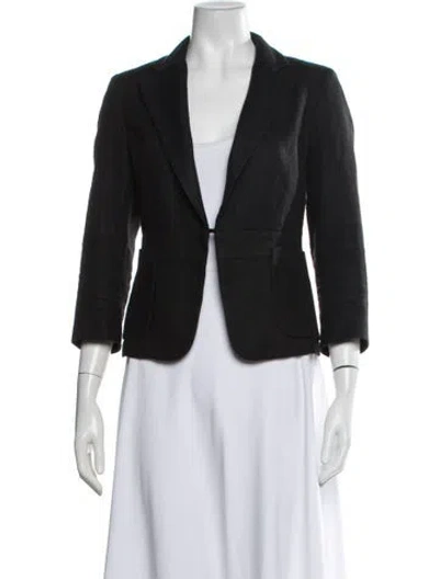 Pre-owned Maje Blazer In Black