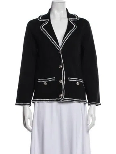 Pre-owned Maje Blazer In Black