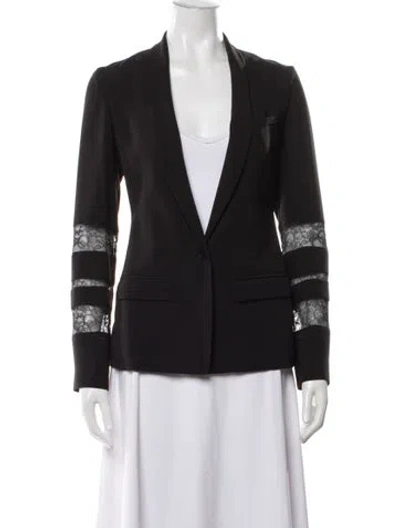 Pre-owned Maje Blazer In Black