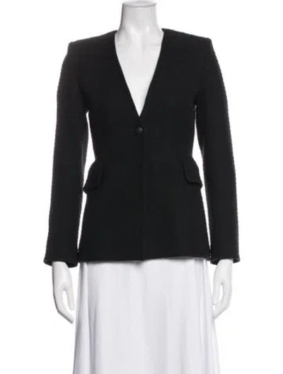 Pre-owned Maje Blazer In Black