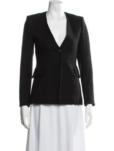 Pre-owned Maje Blazer In Black