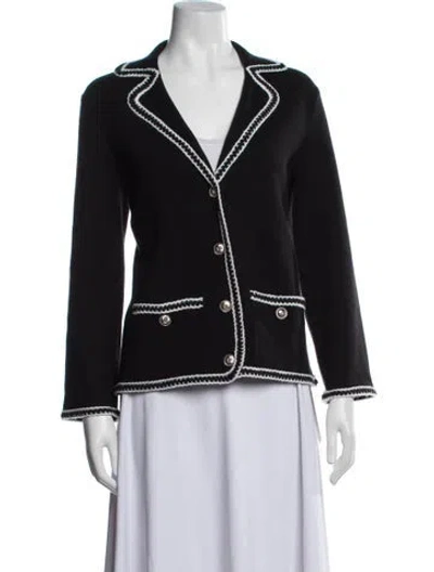 Pre-owned Maje Blazer In Black