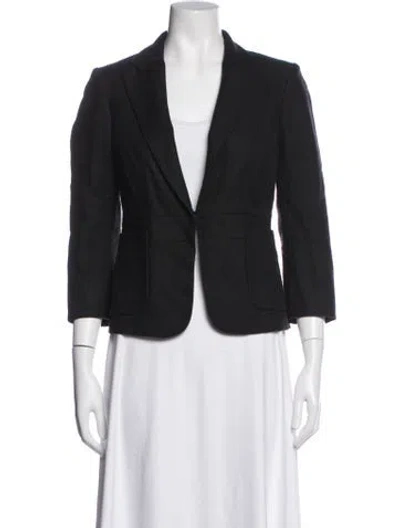 Pre-owned Maje Blazer In Black