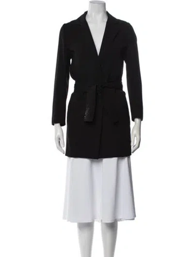 Pre-owned Maje Blazer In Black