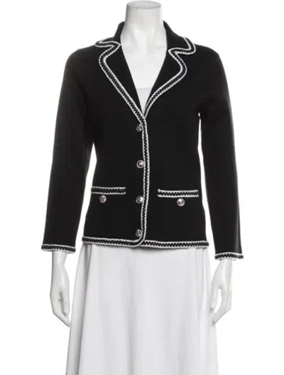 Pre-owned Maje Blazer In Black
