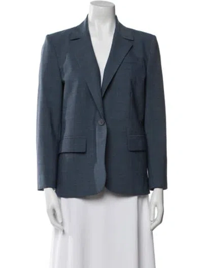 Pre-owned Maje Blazer In Blue