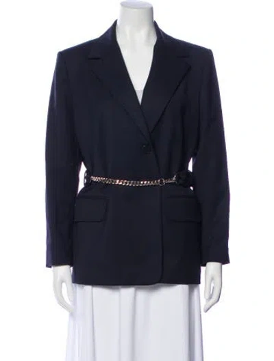 Pre-owned Maje Blazer In Blue