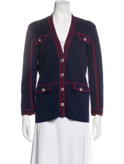 Pre-owned Maje Blazer In Blue