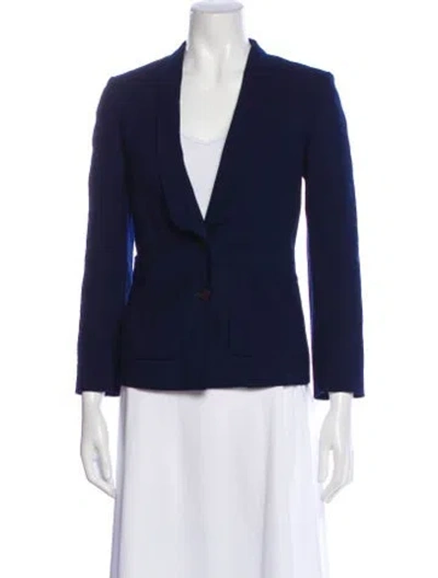Pre-owned Maje Blazer In Blue