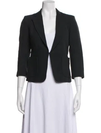Pre-owned Maje Blazer In Blue