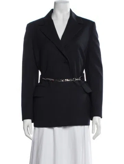 Pre-owned Maje Blazer In Blue