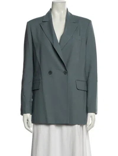 Pre-owned Maje Blazer In Blue