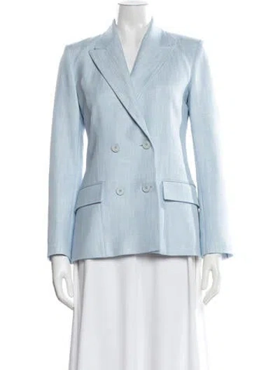 Pre-owned Maje Blazer In Blue