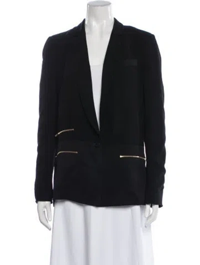 Pre-owned Maje Blazer In Blue