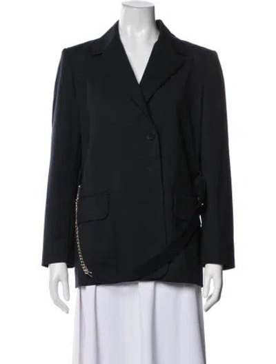 Pre-owned Maje Blazer In Blue
