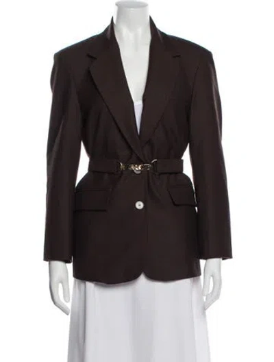 Pre-owned Maje Blazer In Brown