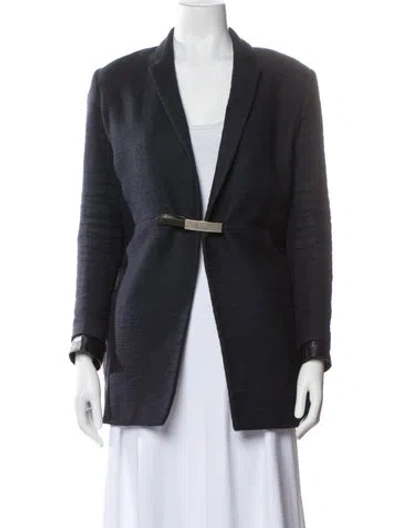 Pre-owned Maje Blazer In Gray