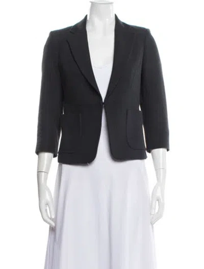 Pre-owned Maje Blazer In Gray