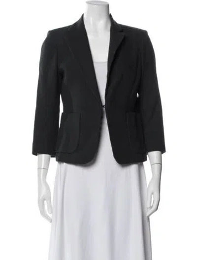 Pre-owned Maje Blazer In Gray