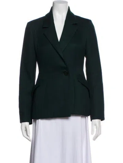 Pre-owned Maje Blazer In Green