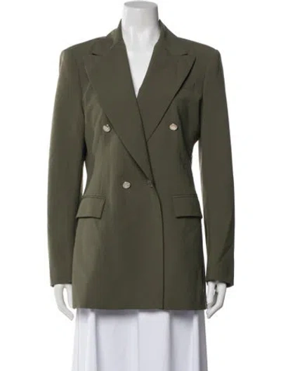 Pre-owned Maje Blazer In Green