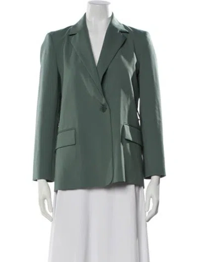 Pre-owned Maje Blazer In Green