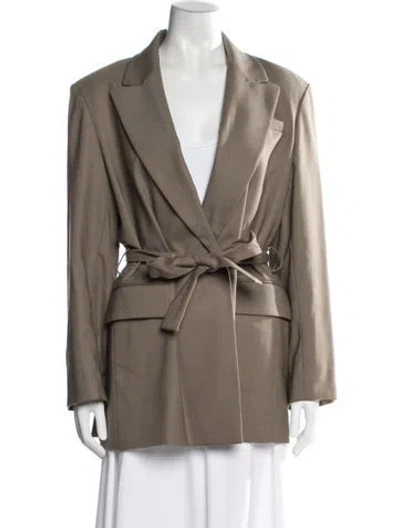 Pre-owned Maje Blazer In Green