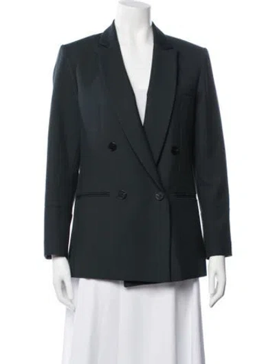 Pre-owned Maje Blazer In Green