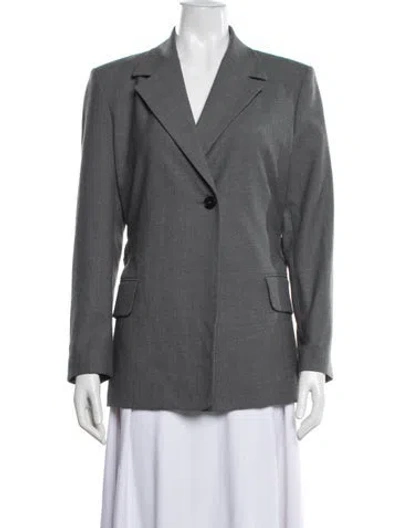Pre-owned Maje Blazer In Grey