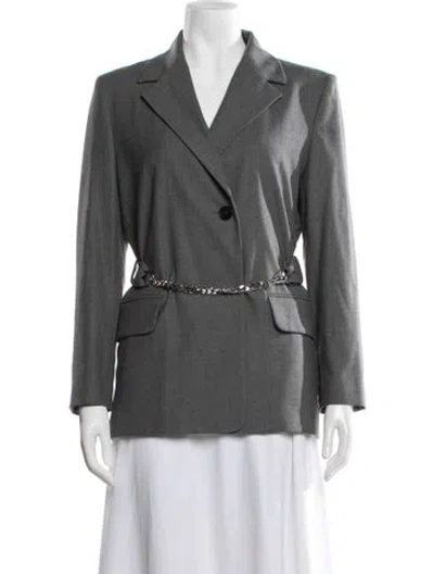 Pre-owned Maje Blazer In Grey