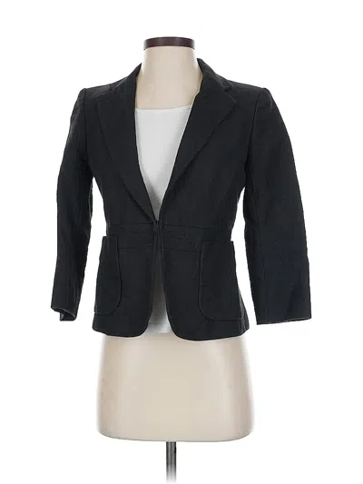 Pre-owned Maje Blazer Jacket In Black