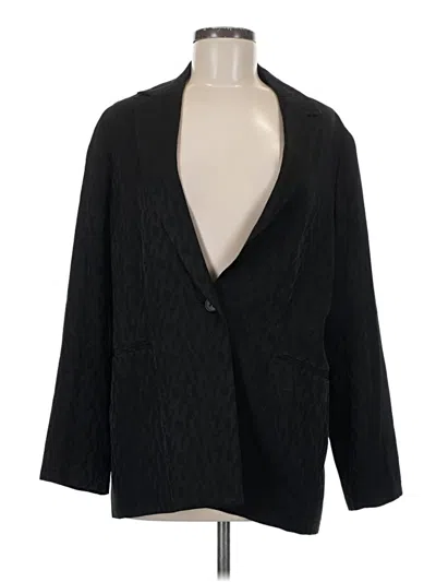 Pre-owned Maje Blazer Jacket In Black