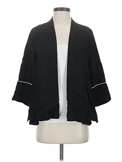 Pre-owned Maje Blazer Jacket In Black