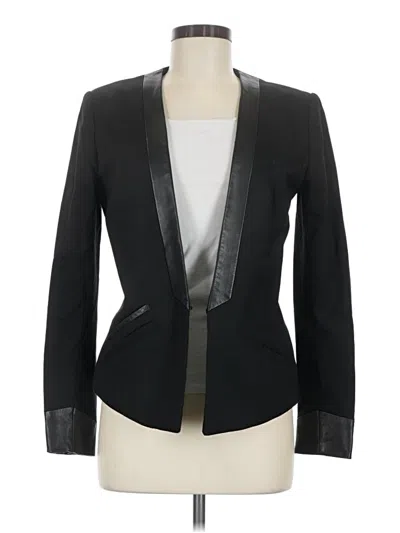 Pre-owned Maje Blazer Jacket In Black