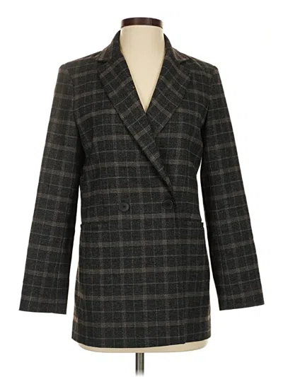 Pre-owned Maje Blazer Jacket In Gray