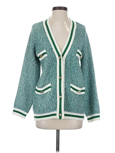 Pre-owned Maje Blazer Jacket In Green