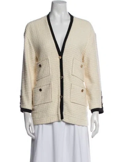 Pre-owned Maje Blazer In Neutral