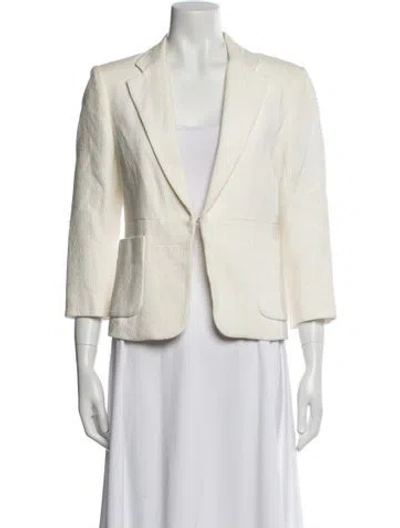 Pre-owned Maje Blazer In Neutral