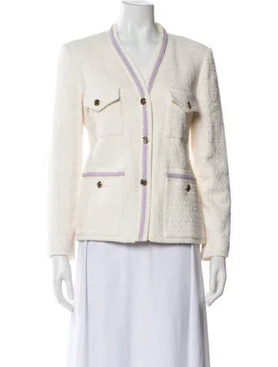 Pre-owned Maje Blazer In Neutral