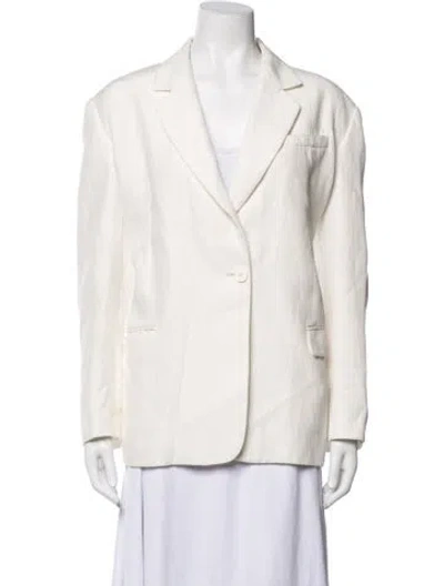 Pre-owned Maje Blazer In Neutrals