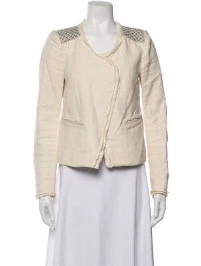 Pre-owned Maje Blazer In Neutrals