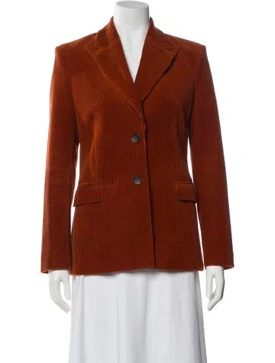 Pre-owned Maje Blazer In Orange