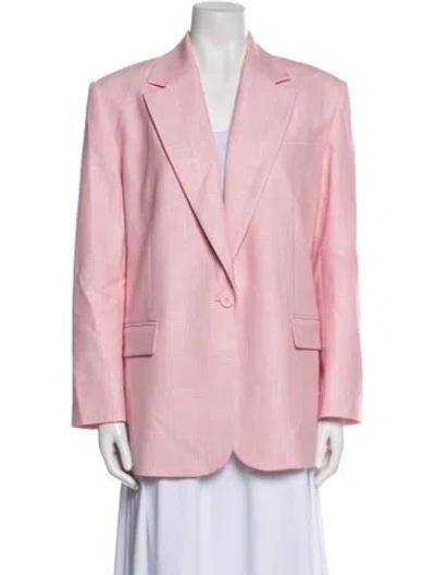 Pre-owned Maje Blazer In Pink