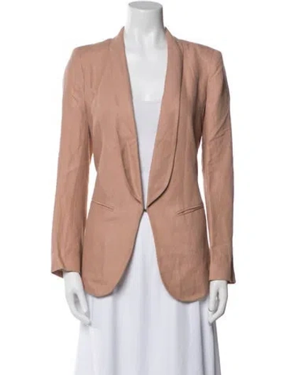 Pre-owned Maje Blazer In Pink
