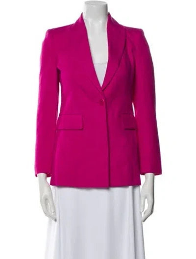 Pre-owned Maje Blazer In Pink