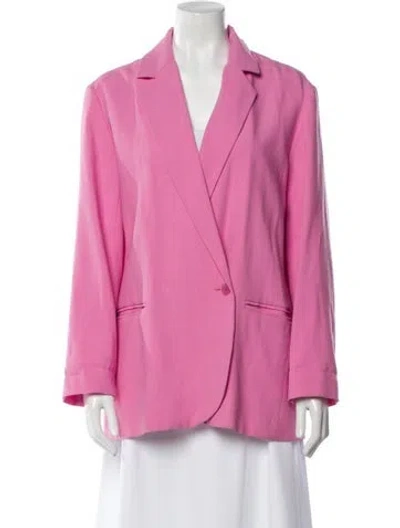 Pre-owned Maje Blazer In Pink