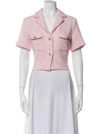 Pre-owned Maje Blazer In Pink