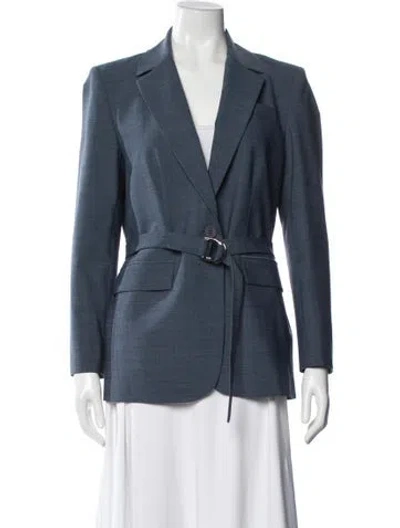 Pre-owned Maje Blazer W/ Tags In Blue