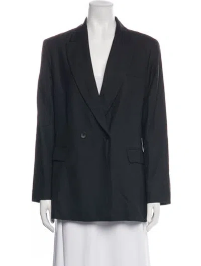 Pre-owned Maje Blazer W/ Tags In Blue